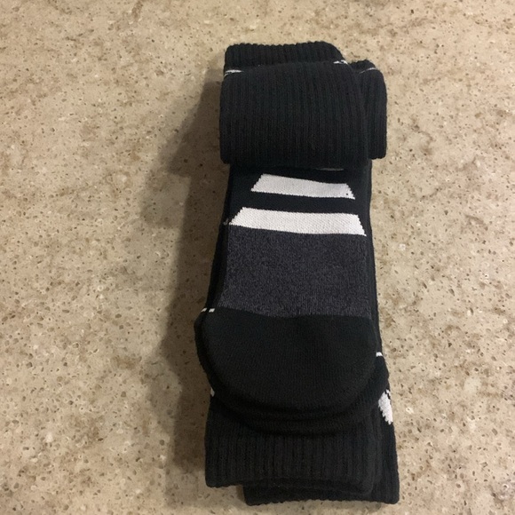 New Adidas Men’s Cushioned Aeroready Compression 3 Pack Crew Socks - Picture 3 of 4